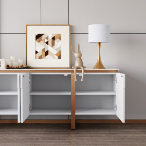 71" Modern Luxury Gold Media Console, Sintered Stone Top TV Stand, Minimalist Design, Spacious Storage, Fits 65–80 Inch TVs, Fully Assembled