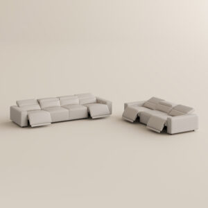 78.74'' Power Loveseat Sofa Reclining Couch Sofa, Electric Couch Recliner with Oversized Deep Seat, Eco-friendly Leather, USB/Type C Charging Port, Adjustable Headrest, Living Room, Beige
