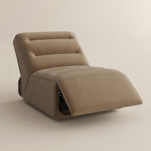 67" Modern Power Reclining Loveseat for Apartment, Small Space Zero-Wall Recliner Sofa, No Assembly, Pet-Friendly Fabric, Khaki