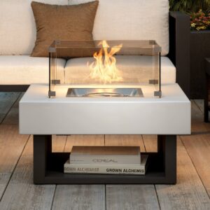 Outdoor 29" Propane Smokeless Square Fire Pit Table