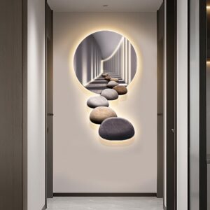 Abstract LED Wall Art Modern Acrylic Light Decor for Home