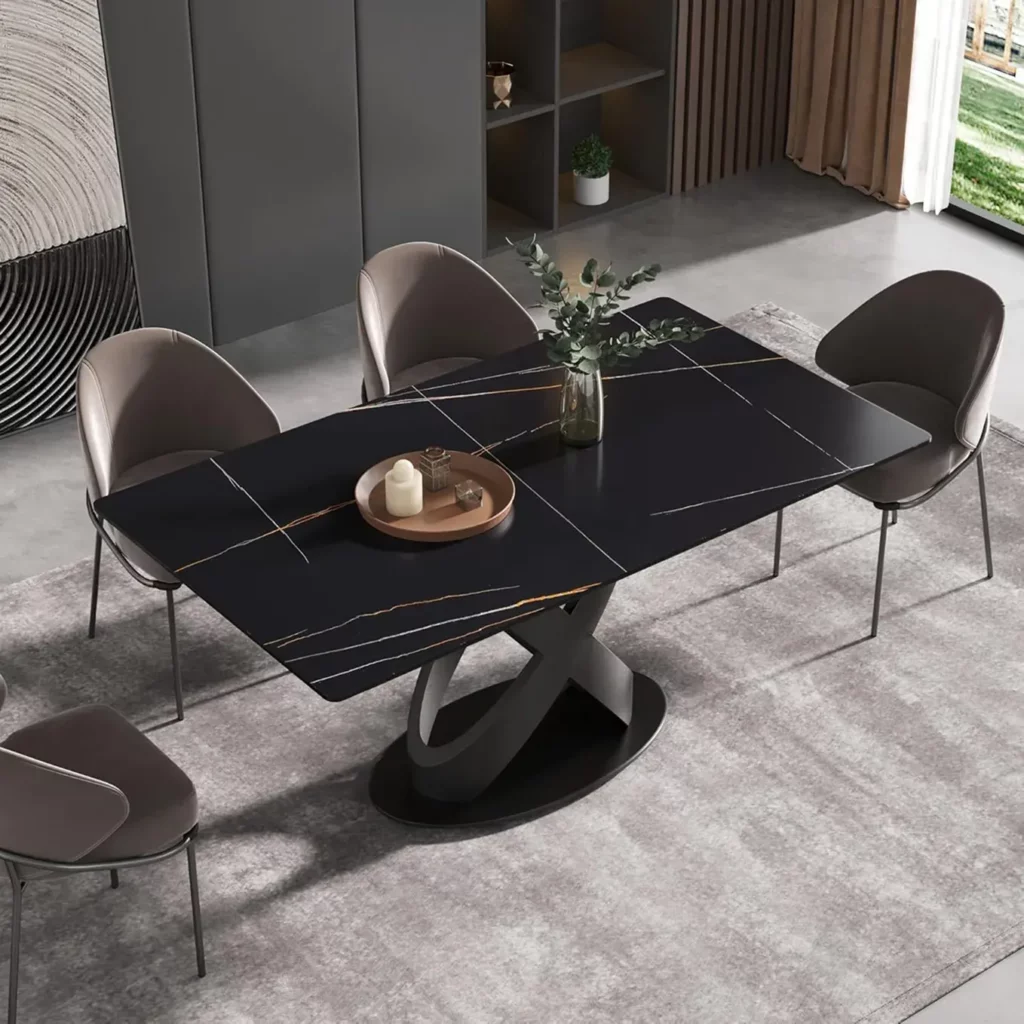 63 inch modern dining table