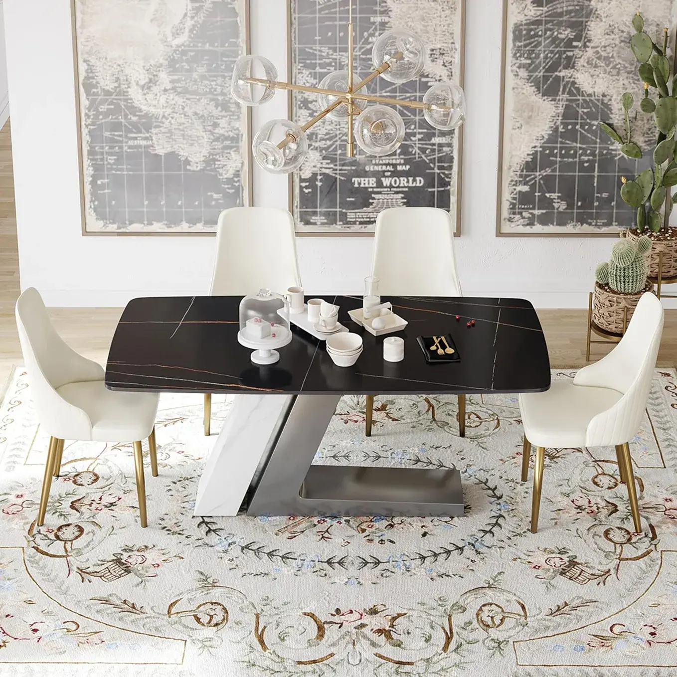 71 Inch Modern Dining Table