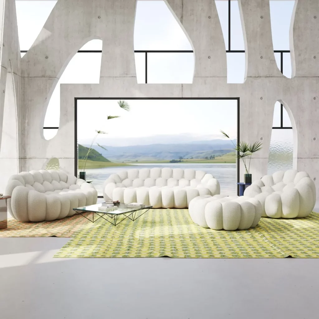 Bubble Modular 4-Piece Sofa – Luxury Leisure Set