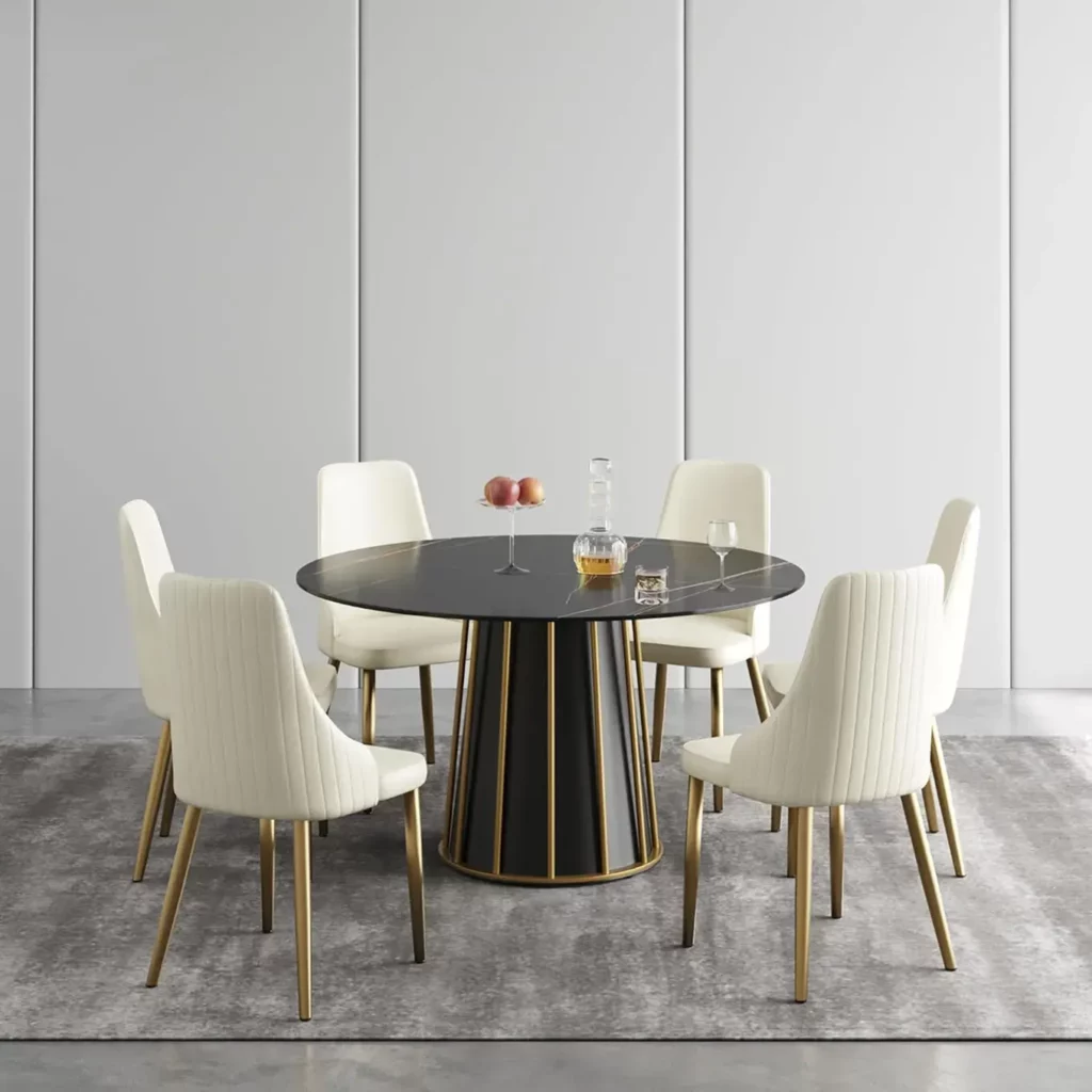 Contemporary 53 Inch Dining Table