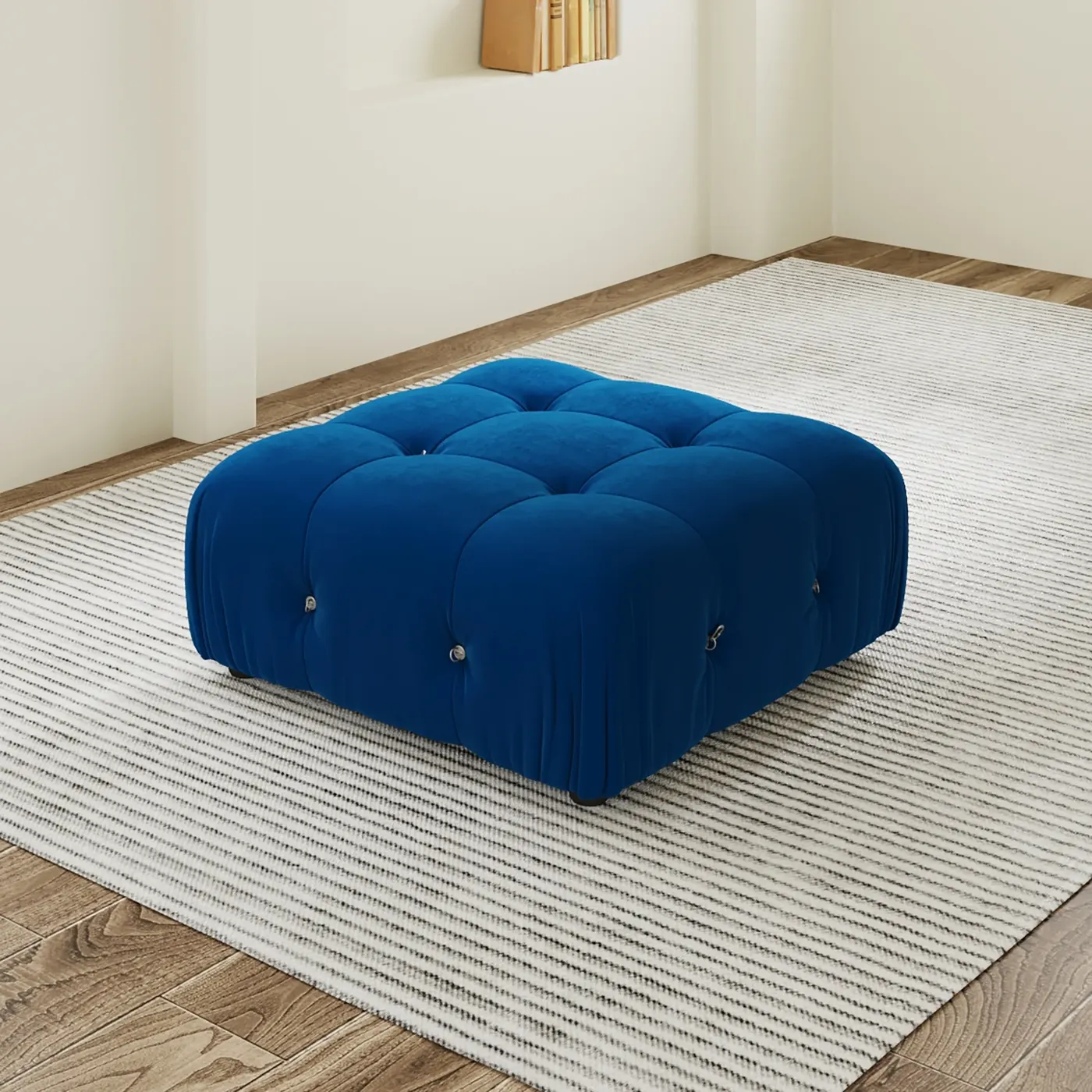 Leather Tufted Ottoman – Urban Classic Modular Sofa Sets