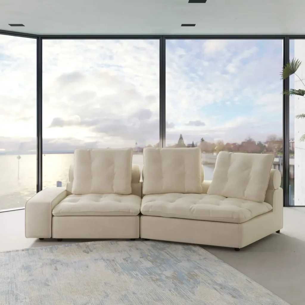 Sky Cloud 2-Seater – Luxury Modular Sectional Sofa