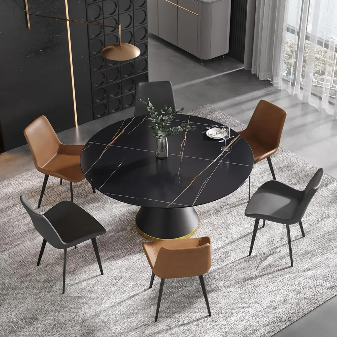 Stylish Sdorens Circular Dining Table