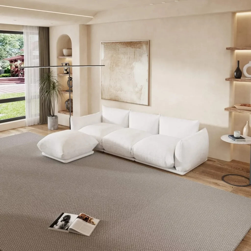 Urban Chenille 3-Seater – Luxury Modular Sectional Sofa