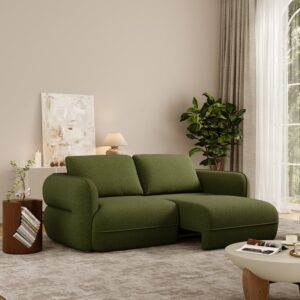 86"  Chenille Power Convertible Sleeper Sofa