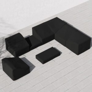 Grida 600D Tough Canvas Waterproof Outdoor Patio Furniture Set Covers
