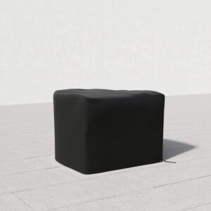600D Tough Canvas Waterproof Outdoor Chair Covers in Black