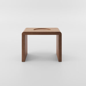 Sectionals Drink Holder, MDF, Walnut Veneer